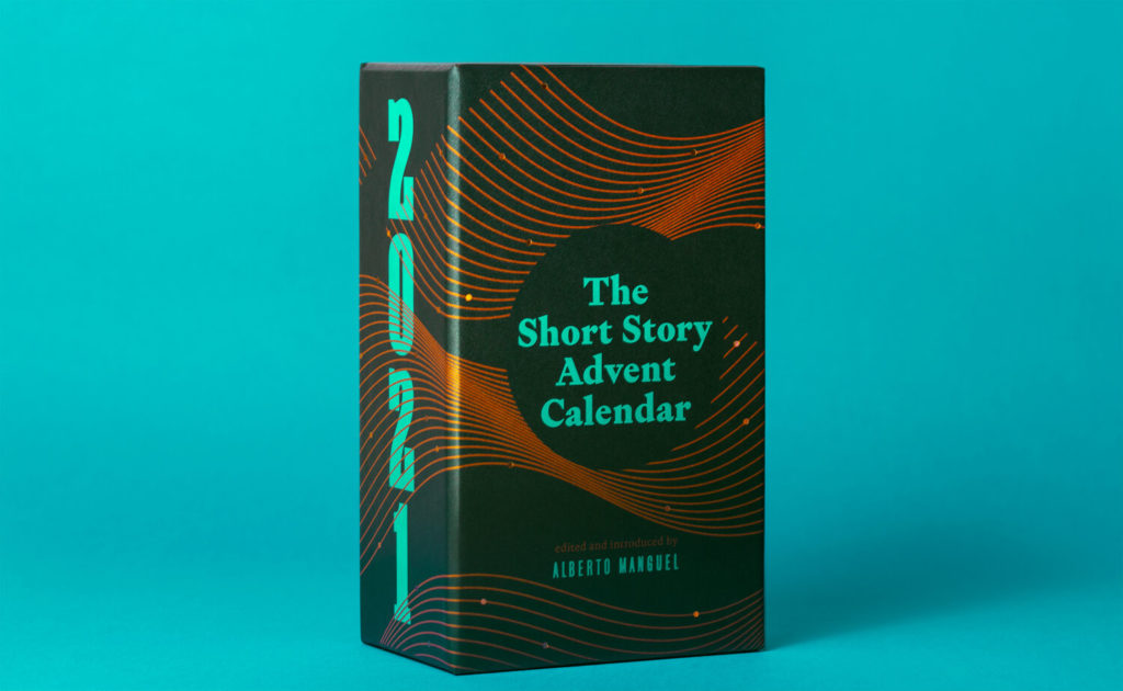 The box containing the 2021 Short Story Advent Calendar