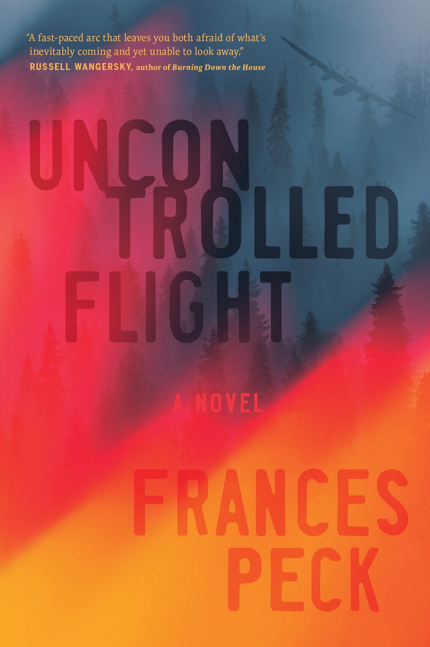 The cover of Uncontrolled Flight.